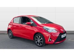 Red Used 2019 Toyota Yaris Hatchback | £10,197 (Fair price)