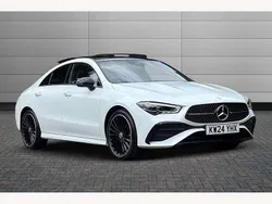 White Used 2024 Mercedes CLA220 AMG Line Premium Plus Sedan | £33,050 (Fair price)