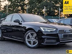 Black Used 2018 Audi A4 S-Line Sedan | £10,988 (Fair price)