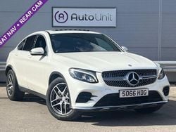 White Used 2016 Mercedes GLC220 AMG line Coupe | £18,990 (Fair price)