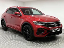 Red Used 2022 VW T-Roc R-line SUV | £20,495 (Fair price)