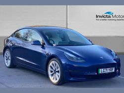 Blue Used 2021 Tesla Model 3 Long Range AWD Sedan | £23,500 (Fair price)
