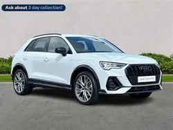 White Used 2025 Audi Q3 Black Edition SUV | £37,955 (Fair price)