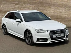 White Used 2016 Audi A4 S-Line Estate | £10,750 (Fair price)