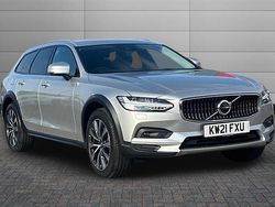 Bright silver Used 2021 Volvo V90 CC Estate | £37,495