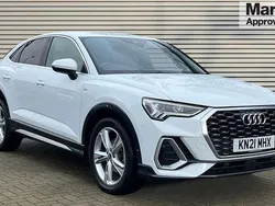 White Used 2021 Audi Q3 S-Line SUV | £24,058 (Good price)