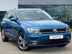 Caribbean blue metallic Used 2019 VW Tiguan Match SUV | £16,838 (Good price)