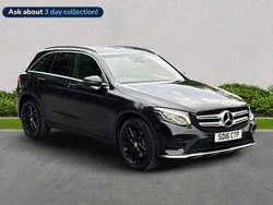 Black Used 2016 Mercedes GLC220 AMG line Estate | £15,399 (Fair price)