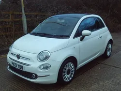 White Used 2019 Fiat 500 Lounge Hatchback | £5,495 (Good price)