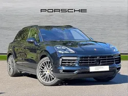 Moonlight blue Used 2022 Porsche Cayenne Platinum Edition SUV | £59,950 (A bit pricey)