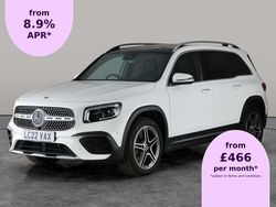 White Used 2022 Mercedes GLB220 AMG line SUV | £30,392 (Fair price)
