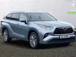 Silver Used 2021 Toyota Highlander SUV | £29,299 (Fair price)