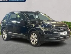 Black Used 2022 VW Tiguan Life SUV | £21,550 (Fair price)