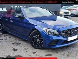 Blue Used 2019 Mercedes C220 AMG Line Premium Cabriolet | £16,499 (Super price)