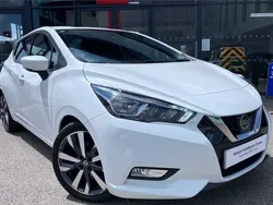White Used 2017 Nissan Micra Tekna Hatchback | £7,990 (Fair price)
