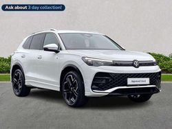 White New 2025 VW Tiguan R-line SUV | £37,999 (Expensive)