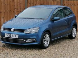 Blue Used 2016 VW Polo Match Hatchback | £6,800 (Fair price)