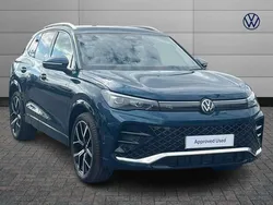 Blue New 2025 VW Tiguan R-line SUV | £36,290 (Expensive)