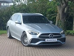 Silver Used 2024 Mercedes C300e AMG Line Premium Estate | £36,498 (Fair price)