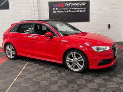 Red Used 2015 Audi A3 Sportback S-Line Hatchback | £8,995 (A bit pricey)