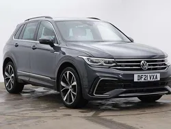 Grey Used 2021 VW Tiguan R-line SUV | £27,150 (A bit pricey)