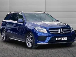 Blue Used 2017 Mercedes GLE350 AMG Line Premium Estate | £25,695 (Fair price)