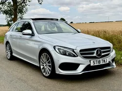 Silver Used 2018 Mercedes C220 AMG Line Premium Estate | £14,950 (Fair price)