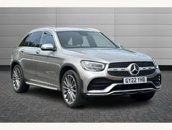 Silver Used 2022 Mercedes GLC300 AMG Line Premium SUV | £35,333 (Good price)