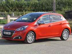 Orange Used 2017 Peugeot 208 Allure Hatchback | £8,995 (Fair price)