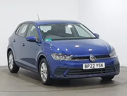Blue Used 2022 VW Polo Life Hatchback | £18,498 (Fair price)
