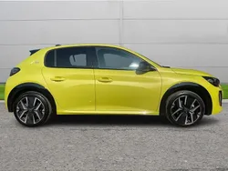 Yellow Used 2024 Peugeot e-208 GT Hatchback | £17,000 (Fair price)