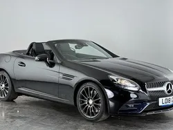 Black Used 2018 Mercedes SLC200 AMG line Cabriolet | £18,700 (Fair price)