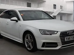White Used 2018 Audi A4 S-Line Sedan | £9,995 (Fair price)