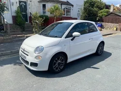 White Used 2014 Fiat 500 S Hatchback | £6,490 (Fair price)