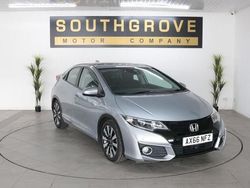 Silver Used 2017 Honda Civic SE Plus Hatchback | £8,489 (Good price)