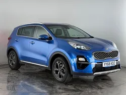 Blue Used 2018 Kia Sportage 2 SUV | £10,750 (Fair price)