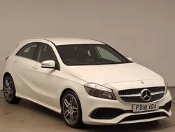 White Used 2018 Mercedes A200 AMG line Hatchback | £11,998 (Good price)