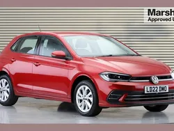Red Used 2022 VW Polo Style Hatchback | £16,502 (Fair price)