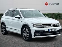 White Used 2019 VW Tiguan R-line SUV | £20,100 (Good price)