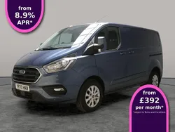 Blue Used 2020 Ford Transit Custom Limited Van | £17,582 (Fair price)