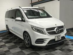 White Used 2024 Mercedes V220 AMG line MPV | £49,995 (Super price)