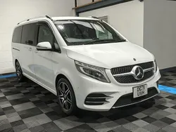 White Used 2024 Mercedes V220 AMG line MPV | £49,995 (Super price)