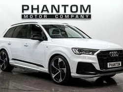 White Used 2022 Audi Q7 Black Edition SUV | £40,250 (Good price)