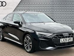 Black Used 2025 Audi A3 S-Line Sedan | £28,357 (Fair price)