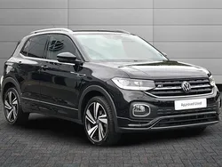 Black Used 2024 VW T-Cross R-line SUV | £23,150 (Fair price)