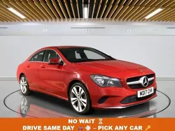 Red Used 2017 Mercedes CLA180 Sedan | £11,949 (Fair price)