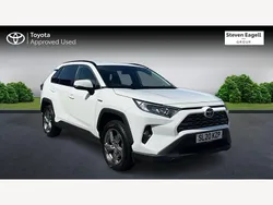 White Used 2020 Toyota RAV4 Hybrid Design SUV | £20,479 (Fair price)