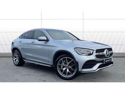 Silver Used 2023 Mercedes GLC300 AMG line Coupe | £39,994 (Fair price)