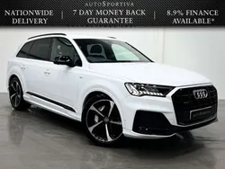White Used 2021 Audi Q7 Black Edition SUV | £43,490 (Fair price)