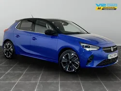 Blue Used 2022 Vauxhall Corsa-e Elite Hatchback | £10,595 (Fair price)